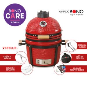 Kamado Bono Minimo, rdeče barve