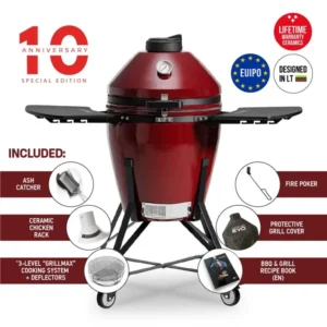 Kamado Bono EVO Media Royal Red